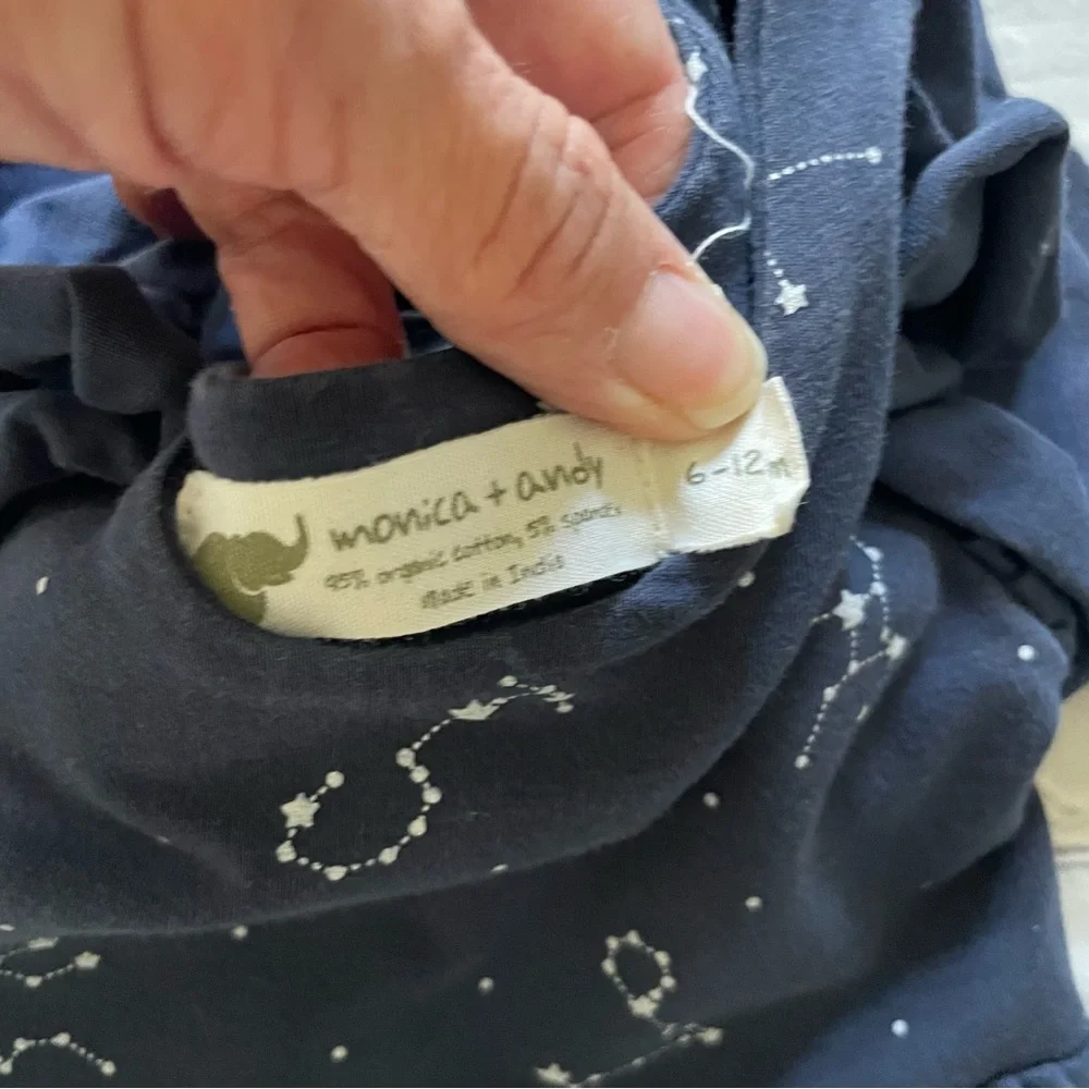 Girls Monica + Andy Navy Blue Constellation Dress - Picture 3 of 3